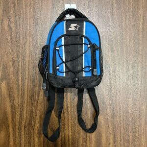 Starter Lunch Box Backpack Zippered Bag Insulated Pocket Blue